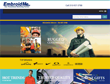 Tablet Screenshot of embroidme-redondobeach.com